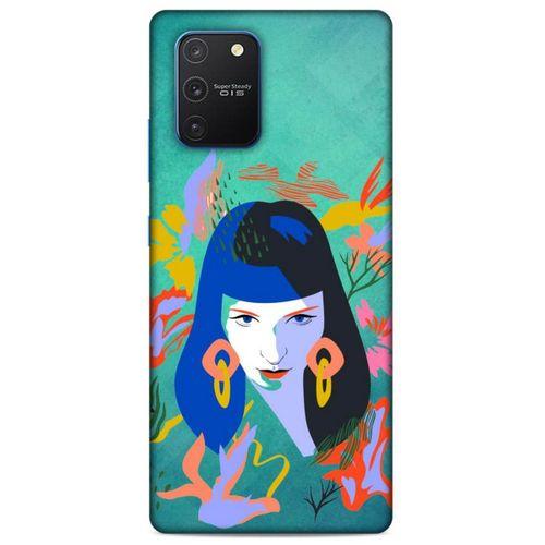Lopard Samsung Galaxy S10 Lite Uyumlu Kılıf Sürreal Yüzler ♀ (12) Koruyucu Silikon Desenli