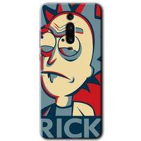 Xiaomi Mi 9T Kılıf HD Desen Baskılı Arka Kapak+Temperli Cam - Rick News