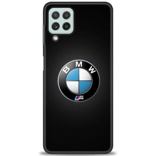 Samsung Galaxy M22 Kılıf HD Baskılı Kılıf - Bmw + Tam Ekran Koruyucu