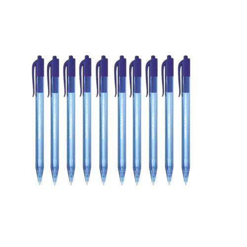 PAPER MATE TÜKENMEZ KALEM MAVİ INKJOY 100 RT ULV (ÜSTTEN BASMALI) ( 10 Adet)