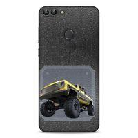 Lopard Huawei Psmart Uyumlu Kılıf PickUpX (22) Tam Koruma Kılıfı Sarı Siyah