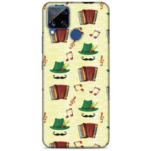 Oppo Realme C15 Kılıf Almanya (6) Silikon Kılıf Akordiyon Şapka