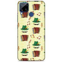 Oppo Realme C15 Kılıf Almanya (6) Silikon Kılıf Akordiyon Şapka