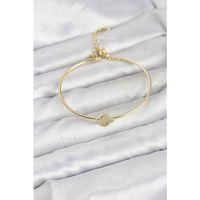 Yonca Model Gold Renk Kadın Bileklik