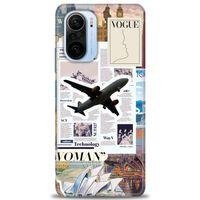 Xiaomi Redmi K40 Kılıf HD Baskılı Kılıf - Net Woman + Tam Ekran Koruyucu