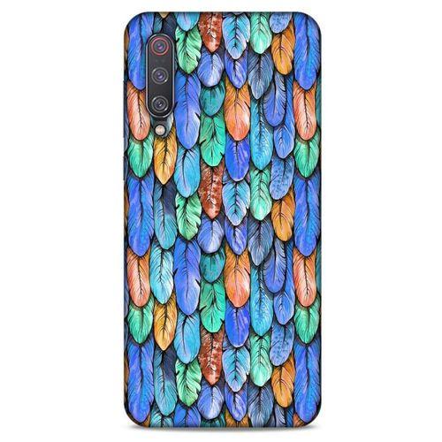 Xiaomi Mi 9 Kılıf Desenli Özel Seri Tüyler (37) Silicone Cover