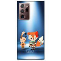 Samsung Galaxy Note 20 Ultra Kılıf FunnyMaX (1) Kılıfı Mavi Beyaz