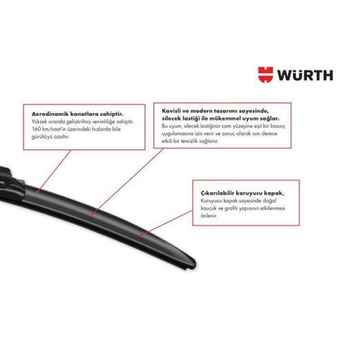 Würth Muz Silecek Takımı Renault Twingo 2007-2014 ile uyumlu
