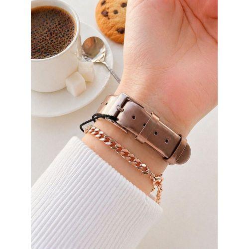 Daniel Klein Deri Kordonlu 2 Yıl Garantili 3 Atm Suya Dayanıklı Kadın Kol Saati+Bileklik BD.12810.2