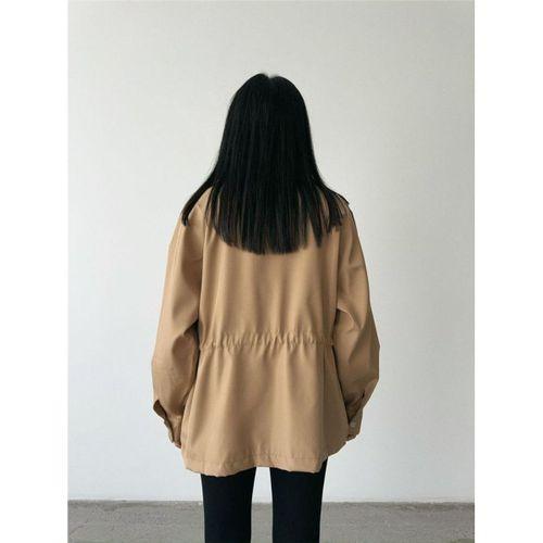 MONT BEL BÜZGÜ BALIKÇI YAKA SOFT KUMAŞ - Kahverengi