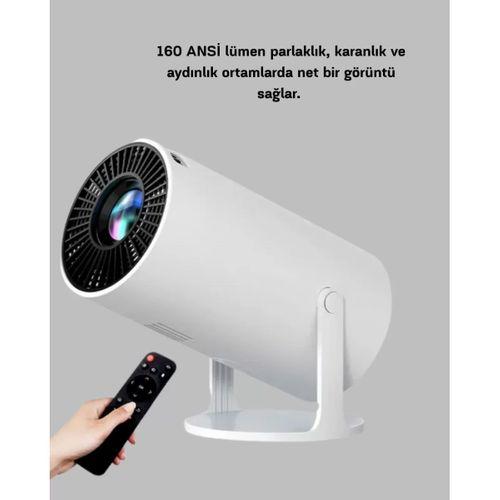 Kablosuz Bağlantılı Full Hd Ev Sinema Projeksiyonu 160 Ansı Lümen