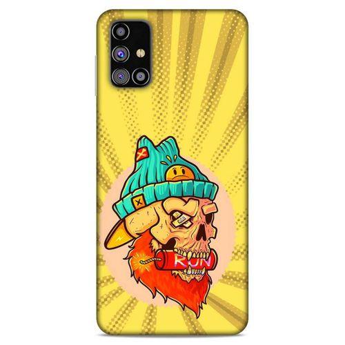 Lopard Samsung Galaxy M31s Uyumlu Kılıf Tattoo's (32) Soft Silikon Kılıf Run