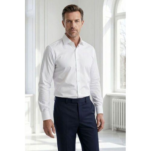 Slimfit Pamuklu Nano-İron Ütü İstemeyen Erkek Gömlek