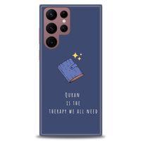 Samsung Galaxy S22 Ultra Kılıf HD Baskılı Kılıf - Quran + Tam Ekran Koruyucu