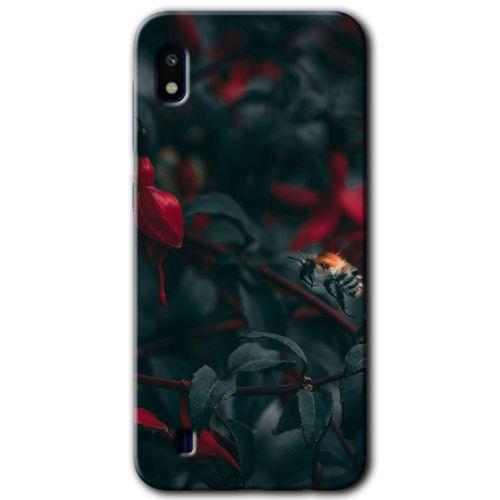 Samsung Galaxy A10 HD Baskılı Kılıf + 9D Tam Ekran Koruyucu - Avcı Arı