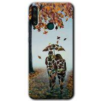 Huawei Y6P Kılıf Baskılı Kapak - Doğadan Aşk +Tam Kaplayan Mat Seramik