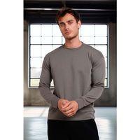 Wenders Relax Fit Basic Fırçalı Interlok Bisiklet Yaka Erkek Sweatshirt - Avcı Yeşili