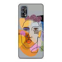 Realme 7 Pro Uyumlu Kılıf Face'X 30 Silicone Case Çizim