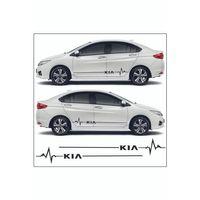Kia Rio İçin Uyumlu Aksesuar Yan Şerit Oto Ritim Sticker