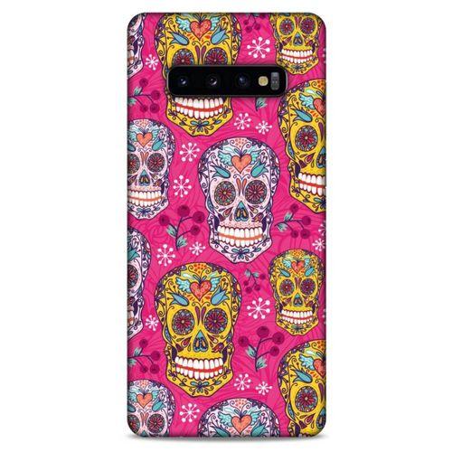 Samsung Galaxy S10 Plus Uyumlu Kılıf Pembe Delisi (40) Fit Silikon Kılıf İskelet