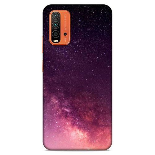 Lopard Xiaomi Redmi 9T Uyumlu Kılıf Gece'S (10) Full Koruma Kılıfı Kızıl Gece