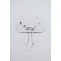 Çoklu Set Küpe - Gümüş