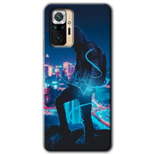 BeRa Aksesuar  Xiaomi Redmi Note 10 Pro Kılıf Baskılı Kapak - Spill Boy +Tam Kaplayan Mat Seramik
