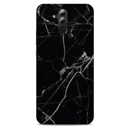 Mermer Desenli (17) Tema Tasarım Kılıf Siyah Huawei Mate 20 Lite Kılıf