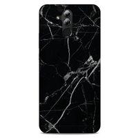 Mermer Desenli (17) Tema Tasarım Kılıf Siyah Huawei Mate 20 Lite Kılıf