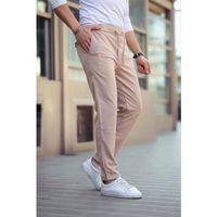 Erkek Diagonel Mikro Dokulu Cepli Beli Lastilki Pantolon - Gri