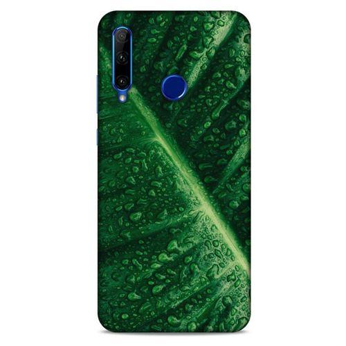 Lopard Huawei Honor 20 Lite Uyumlu Kılıf Bahar (31) TPU Kılıf Nemli Yaprak