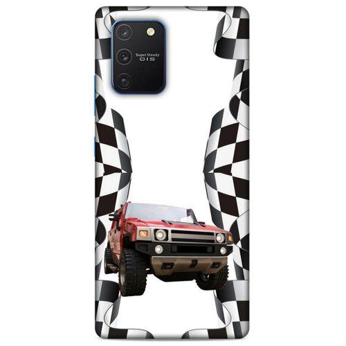 Lopard Samsung Galaxy S10 Lite Uyumlu Kılıf PickUpX (24) Darbe Emici Kılıf Kırmızı Hummel