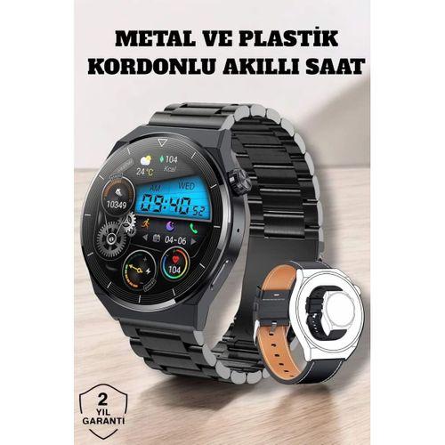 Akıllı Saat Sağlık Ve Fitness Takibi Bluetooth Bağlantılı Dokunmatik Ekran