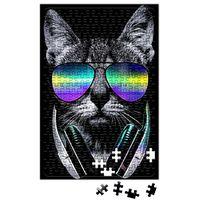 Havalı DJ Cool Kedi Puzzle 240 Parça Yapboz