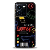 Xiaomi Redmi Note 12 5G Kılıf HD Baskılı Kılıf - Summer + Tam Ekran Koruyucu