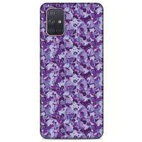 Kamuflaj 20 Samsung Galaxy A71 Kılıf Silikon Kapak