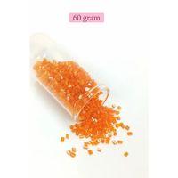 Kesme Cam Boncuk 2mm - 60 Gram - Şeffaf Turuncu - BNC362