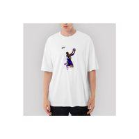 Kobe Bryant Slam Dunk Oversize Beyaz Tişört