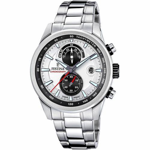 Festina F20694/1 Quartz Çelik Gri 10 ATM 44 mm Erkek Kol Saati