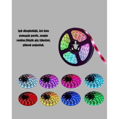 Smart Şerit Led Işık – Uzaktan Kumandalı, Usb Girişli, Müzik Modlu