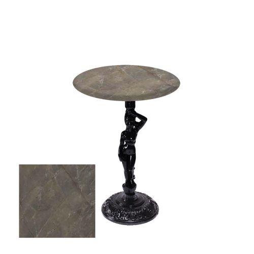 Dockers Bistro Döküm Ayak Çipa Angel Masa -  (Werzalit, Wermodin ve Allzalit Tabla 60 cm çap) - Halong