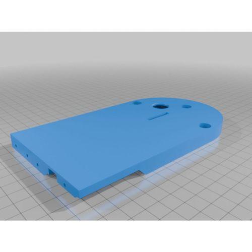 Dewalt DW745 Tezgah Testere Sıfır Boşluklu Tabla Eki 3D Baskı