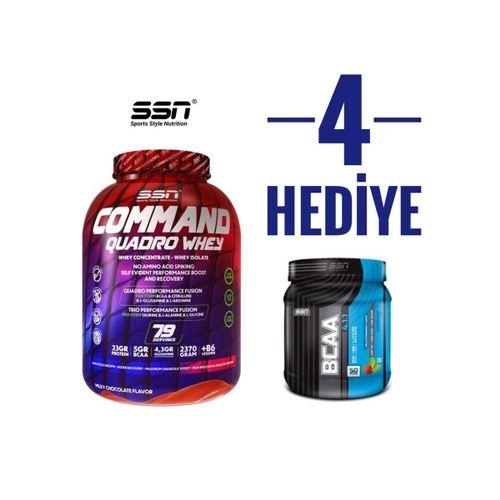 SSN BCAA Palatinose + SSN Command Quadro Whey Protein 2370 gr