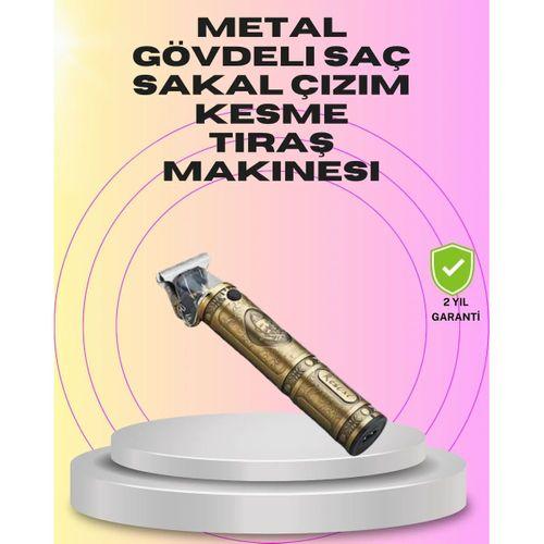 Güçlü Motorlu, 4 Kılavuz Taraklı Kompakt Saç Kesme Makinesi – Uzun Pil Ömürlü