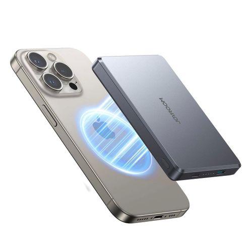 Joyroom 20W Ultra-Slim Metal MagSafe Kablosuz Ve Kablolu 20W Hızlı Şarj Power Bank 10.000mAh
