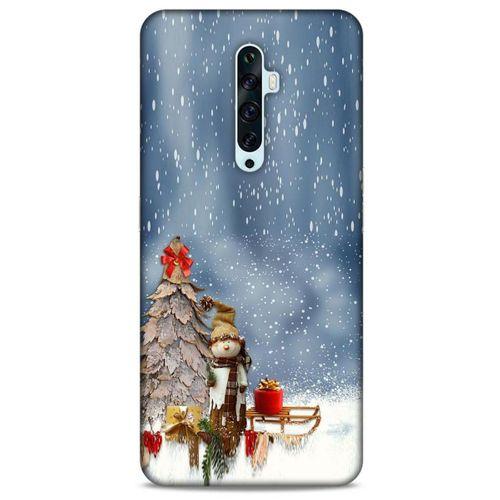 Oppo Reno 2z Kılıf Snowix (5) Koruma Kabı Gri Beyaz