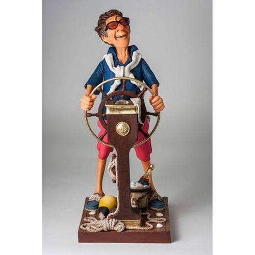 Forchino Biblolar - Sertifikalı Yat Kaptanı Biblo 25,5x19x44 cm Dekoratif Obje