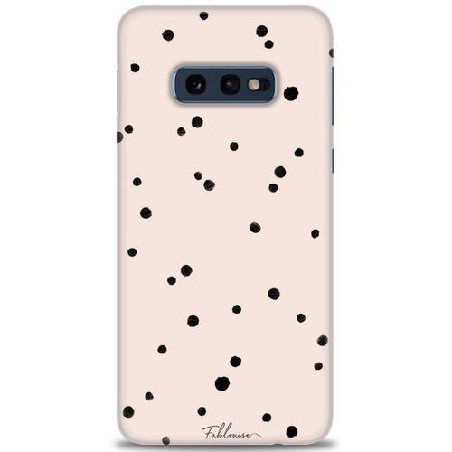 Samsung Galaxy S10E Kılıf HD Baskılı Kılıf - Puantiye + Tam Ekran Koruyucu