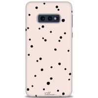 Samsung Galaxy S10E Kılıf HD Baskılı Kılıf - Puantiye + Tam Ekran Koruyucu