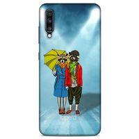 Samsung Galaxy A70s Kılıf FunnyMaX (47) Crystal Flex Kılıf Cam Göbeği
